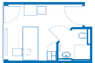 Grundriss Wahlleistungszimmer