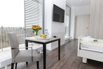 Patientenzimmer im Benedictus Krankenhaus Feldafing