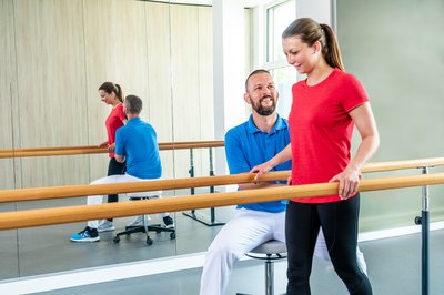 Gehtraining orthopädische Rehabilitation